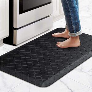 Floor Mat Cushioned Anti-Fatigue ,17.3"x28",Thick Waterproof Non-Slip Mats a